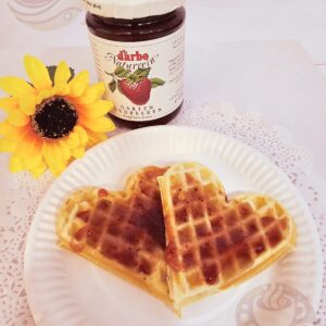 Heart Waffle + Jam