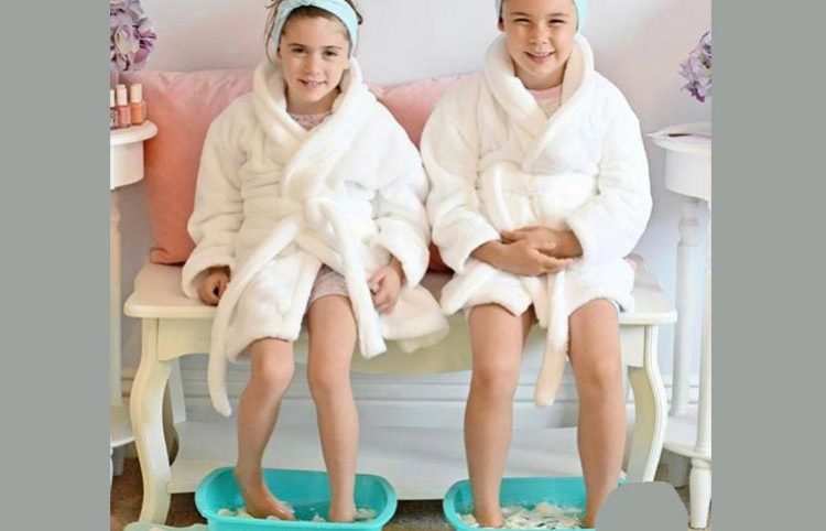 <center>Girl and boy manicure pedicure - $80