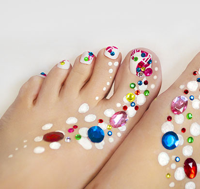 <center>Female Gelish Pedicure - $85