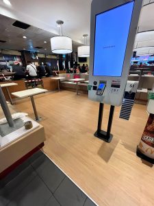 Vinyl flooring @ McDonald's Spring Leaf Tower